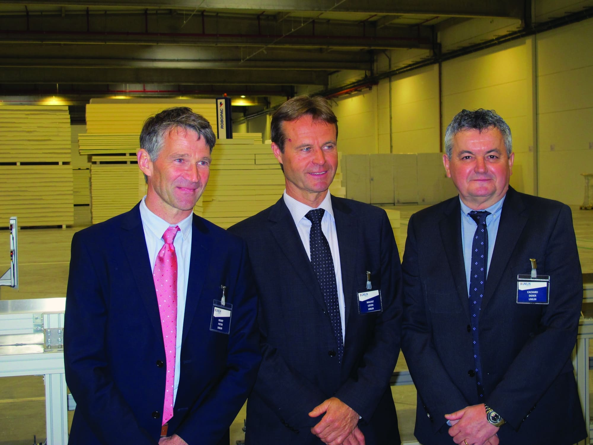 Unilin Insulation : Inauguration dans le Forez