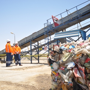 En 2017, 10 Mt de déchets ont été recyclées par les équipes de LafargeHolcim. [©LafargeHolcim]