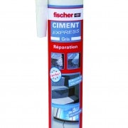 Le Ciment Express de Fischer utilisable en intérieur comme en extérieur.