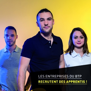 Les entreprises du BTP recherchent plus de 4 000 jeunes en contrat d’apprentissage en France.