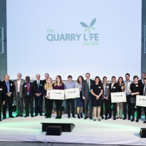 Les lauréats de la 3e édition du Quarry Life Award organisé par HeidelbergCement.
