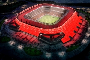 La construction du stade de Recife (Nord-Est du Brésil), l'une des villes hôtes de la Coupe des Confédérations en juin et du Mondial-2014, est terminée.