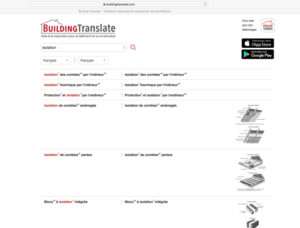 BuildingTranslate : Premier site de traduction dédié au bâtiment
