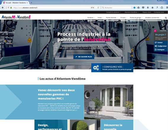 Atlantem et Vendôme lancent un site Internet commun