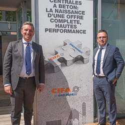 Marco Polastri, directeur vente, après-vente et marketing de Cifa, et Davide Cipolla, administrateur délégué de Cifa. [©ACPresse]
