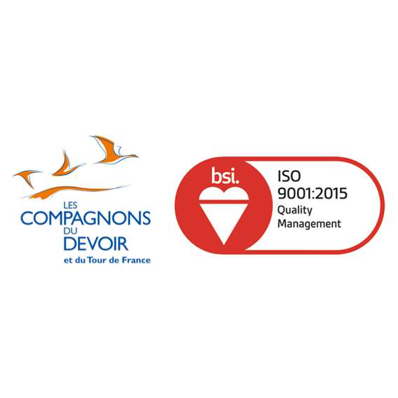 Certification ISO 9001:2015 pour les Compagnons du Devoir