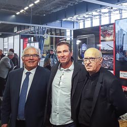 De gauche à droite, Jean Forte, directeur d’Atec, Régis Castillo, président du groupe EMCI, et Louis Sorace, directeur d’Acom Sorace.