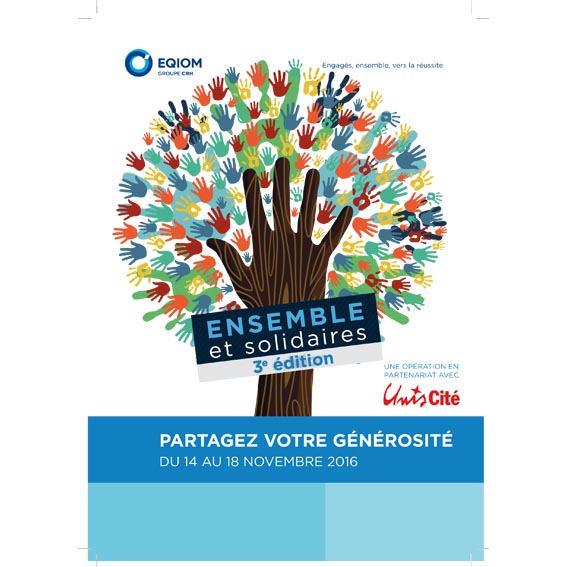 Eqiom lance la 3e édition de “Ensemble et Solidaires”
