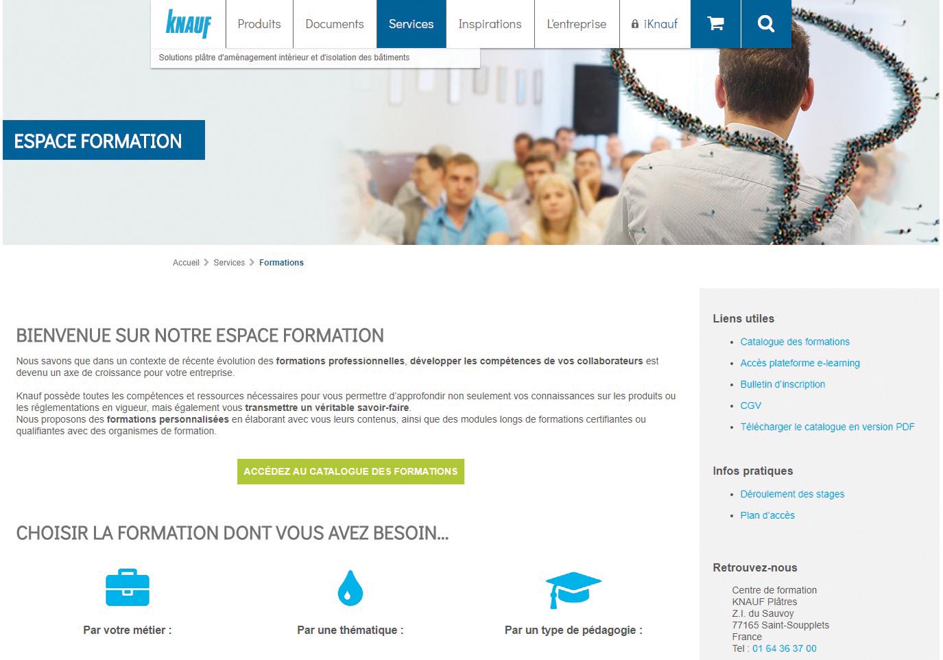 Formations Knauf en ligne
