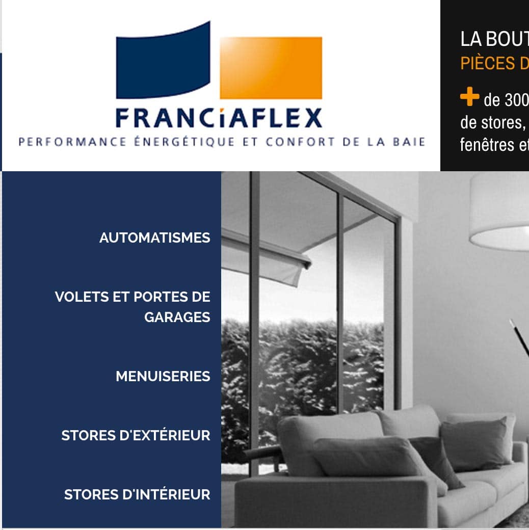 Franciaflex ouvre une boutique en ligne