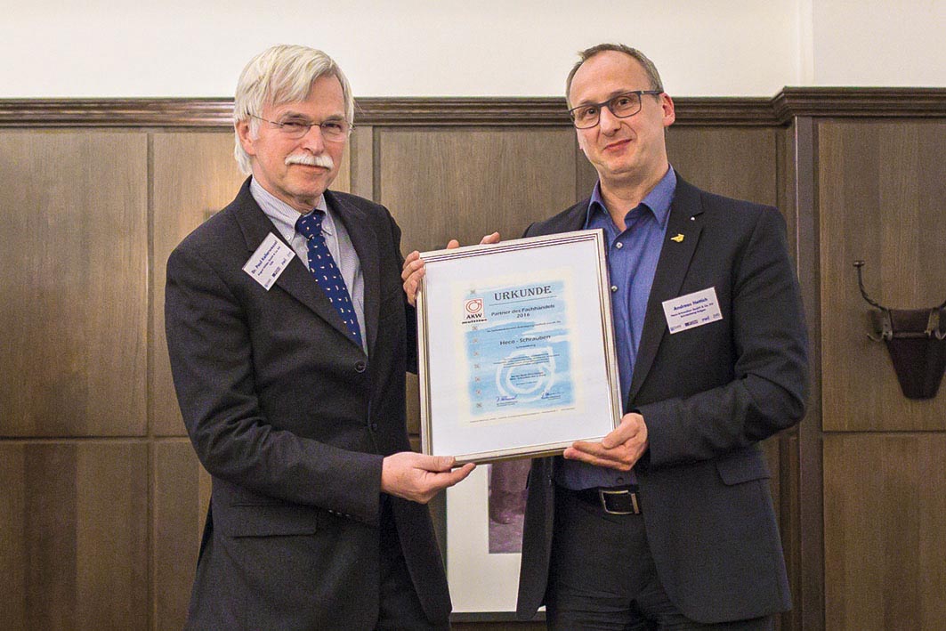 L’industriel Heco-Schrauben récompensé par ses pairs