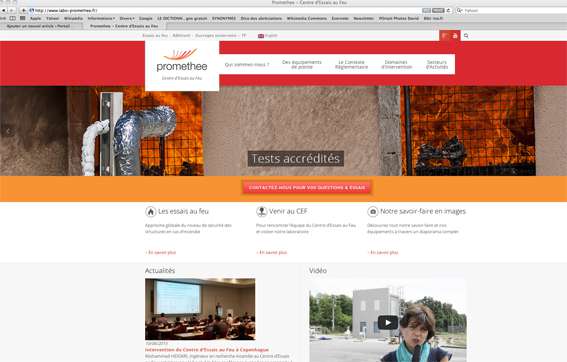 Un nouveau site pour le Centre d’essais au feu du Cérib