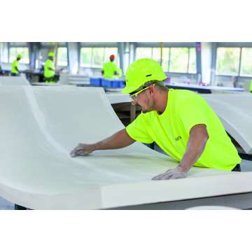 Siniat Design : Première cloison cintrée hydrofuge