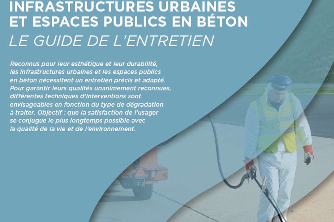 Le Specbea publie un guide pratique : “Infrastructures urbaines et espaces publics en béton – Le guide de l’entretien”.