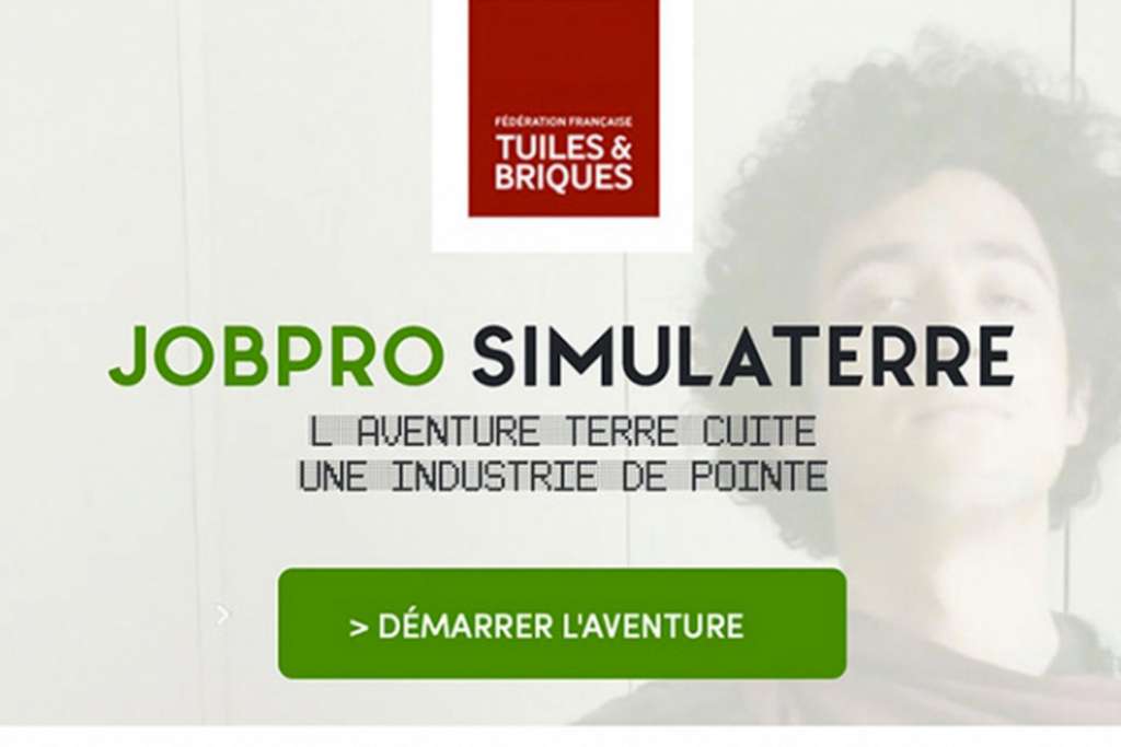 “Simulaterre, L’aventure de la terre cuite” est le serious game, qui fait découvrir aux jeunes les métiers de l’industrie de la terre cuite. [©DR]