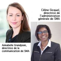 Arrivée d’Annabelle Grandjean et de Céline Gicquel chez SMA (SMABTP)