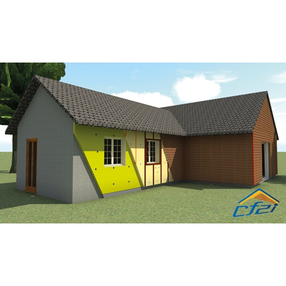 CF2i : Logiciel pour bardage et ITE