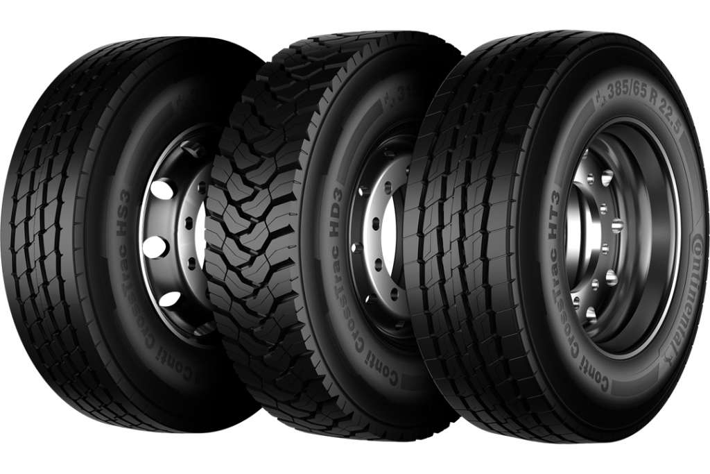 Continental lance sa nouvelle gamme de pneus Conti CrossTrac pour des applications sur routes et chantiers. [©Continental]